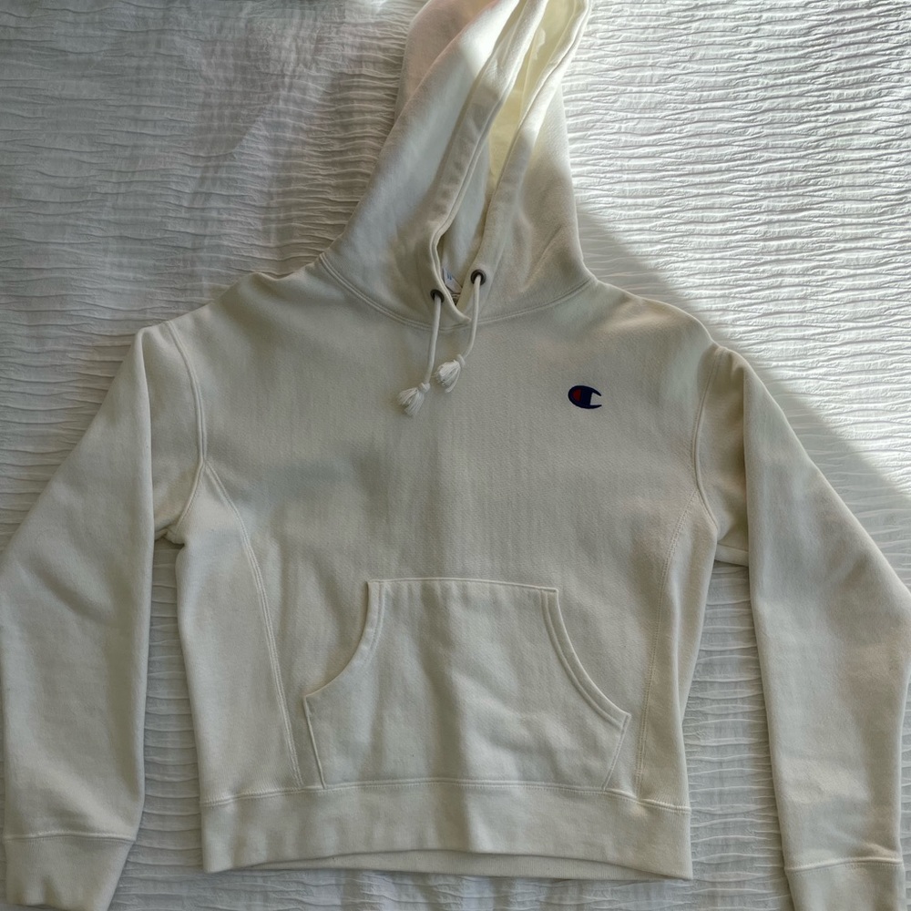 Champion white hoodie